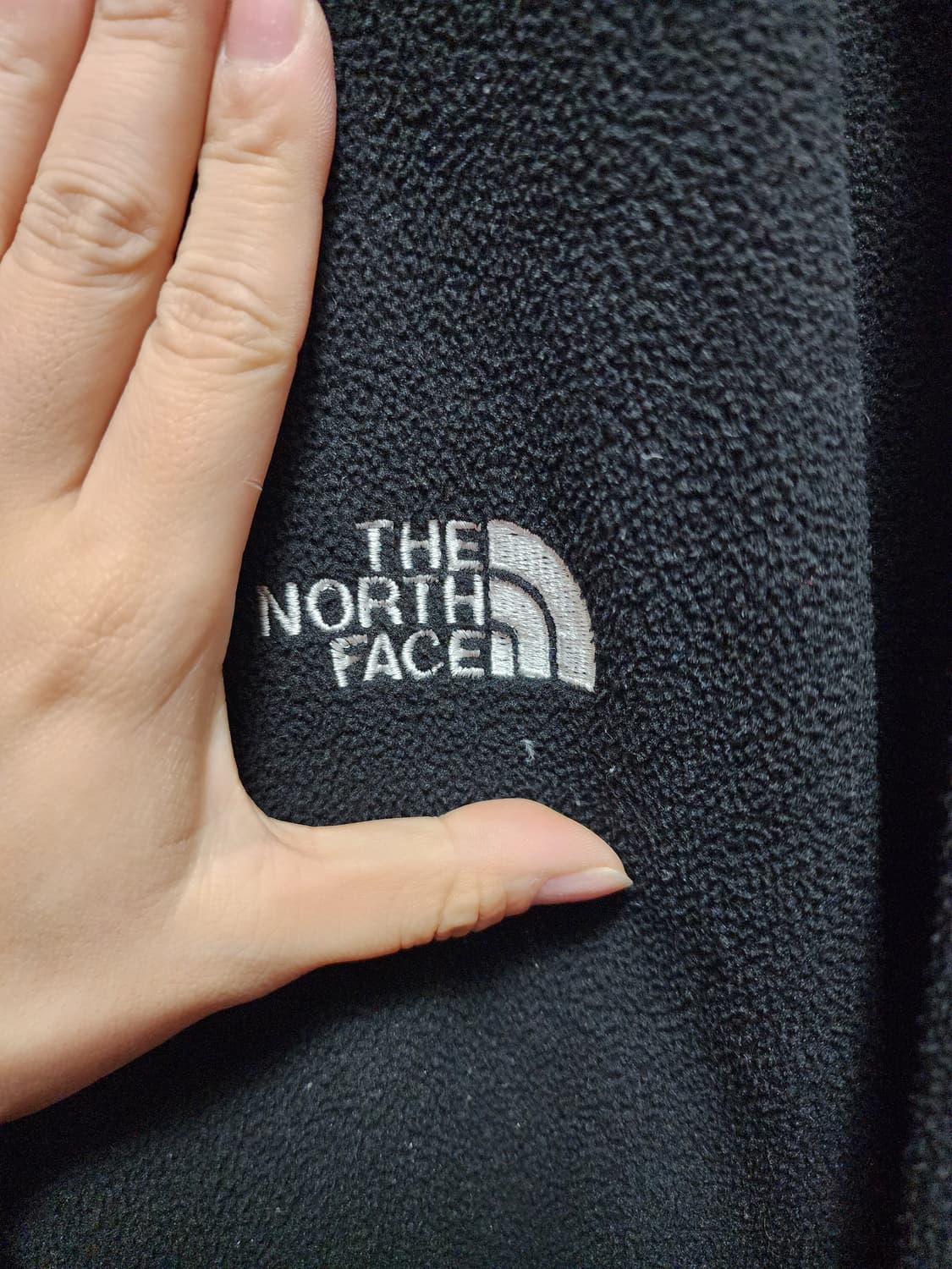 노스페이스 블랙 플리스 집업 상품이미지3