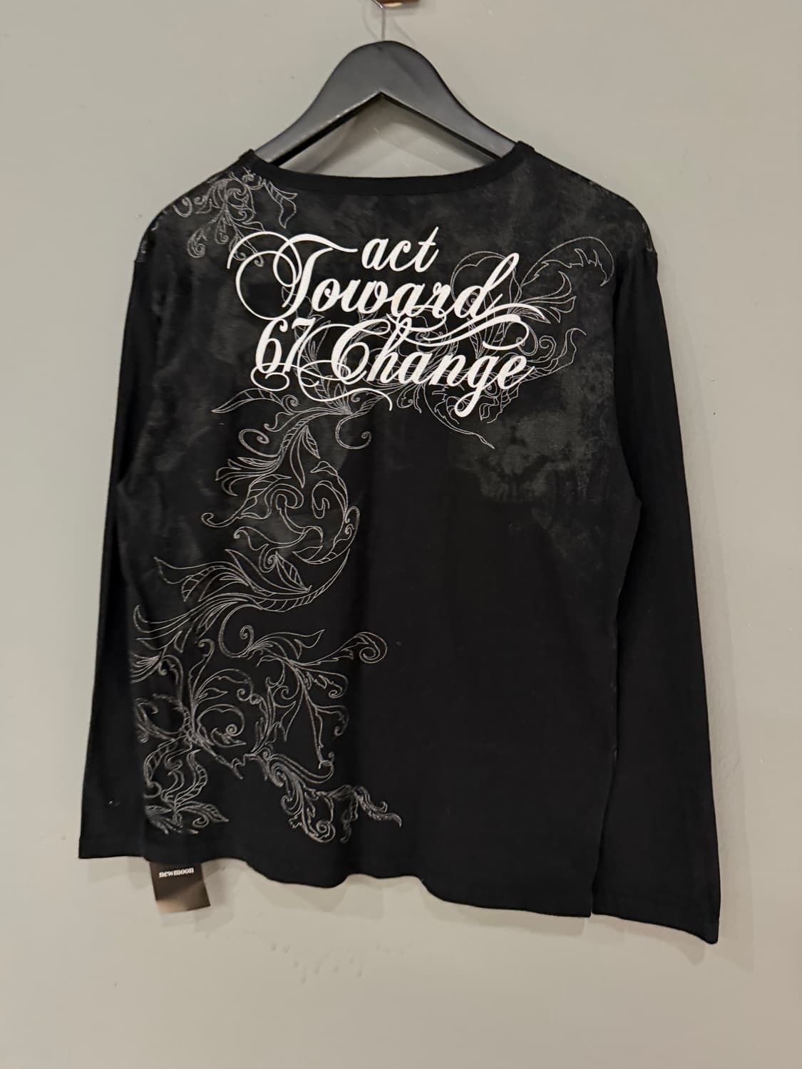 smoking skull printing long sleeve 상품이미지8