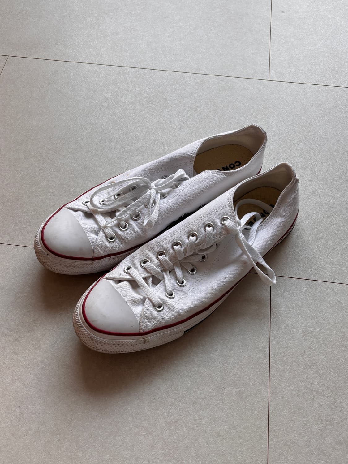 뉴욕 스트릿 감성, 자연 에이징 화이트 올스타 로우 - 화이트 290 상품이미지2