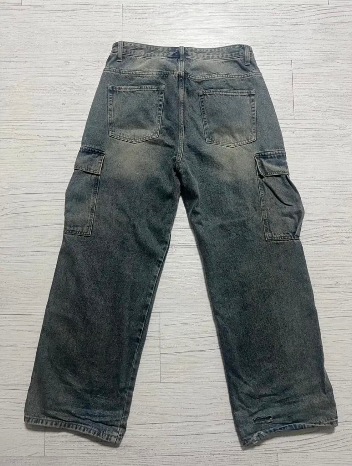 THE CROSS 데님 카고 바지 상품이미지3