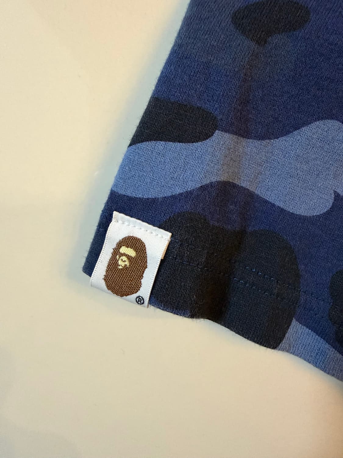 베이프 카모 샤크 블루 반팔티 상품이미지3