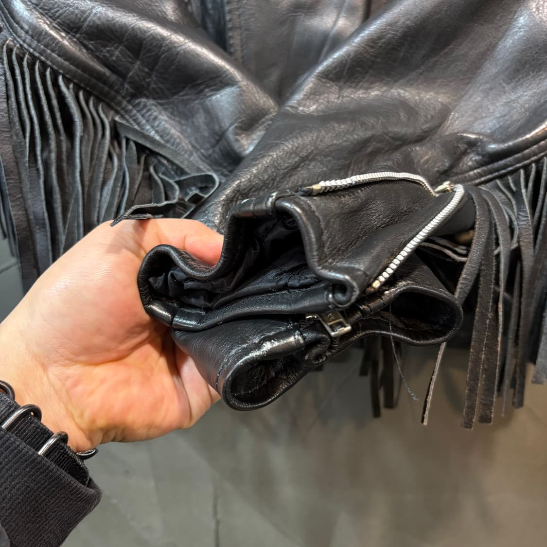 [46] VINTAGE 빈티지 웨스턴 가죽 자켓 상품이미지3