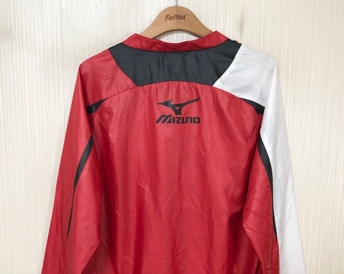 미즈노(MIZINO) 축구/풋살 긴팔 윈드브레이커셔츠/빅로고피스테 L 상품이미지9
