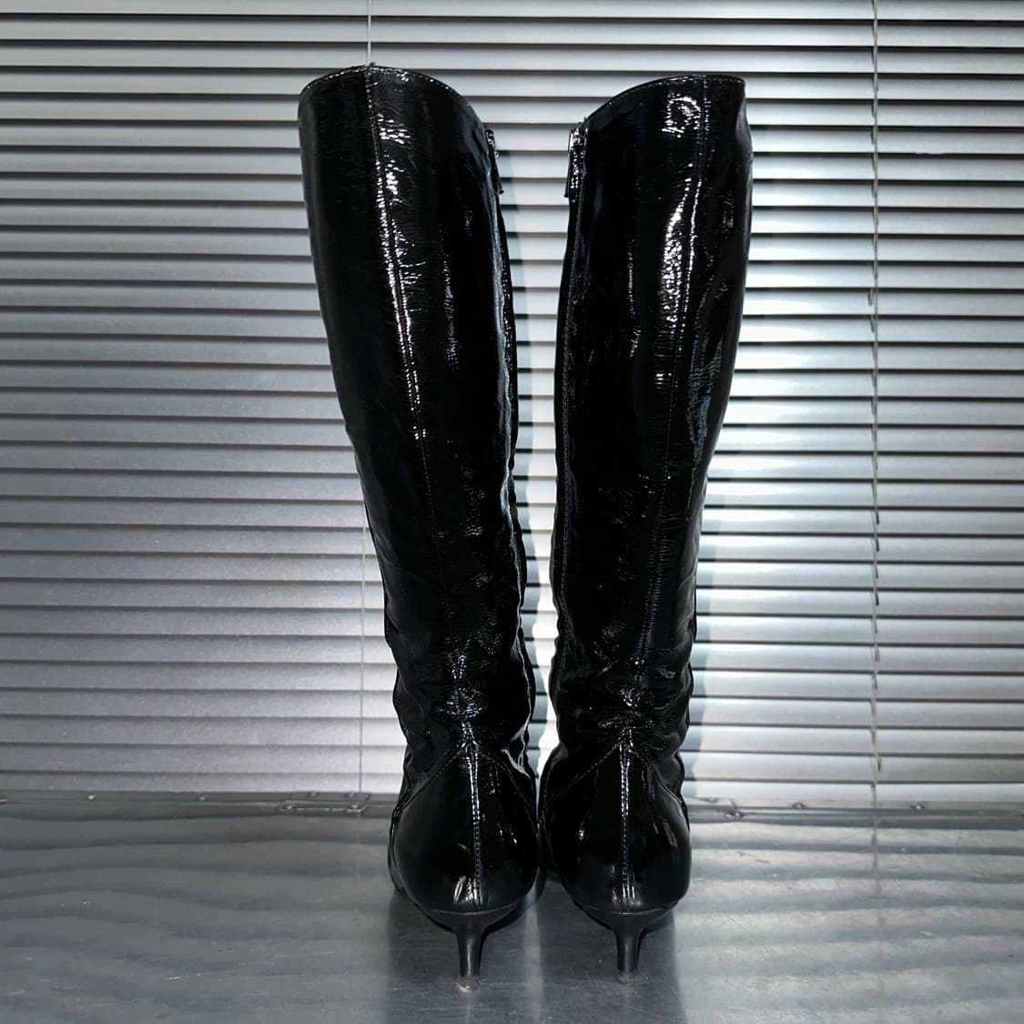 00s Boccaccini  페이턴트 레더 포인트 부츠 상품이미지6