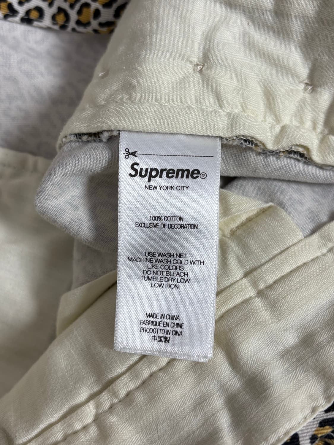 슈프림 25fw 레오파드 핀업걸 치노 30 상품이미지5