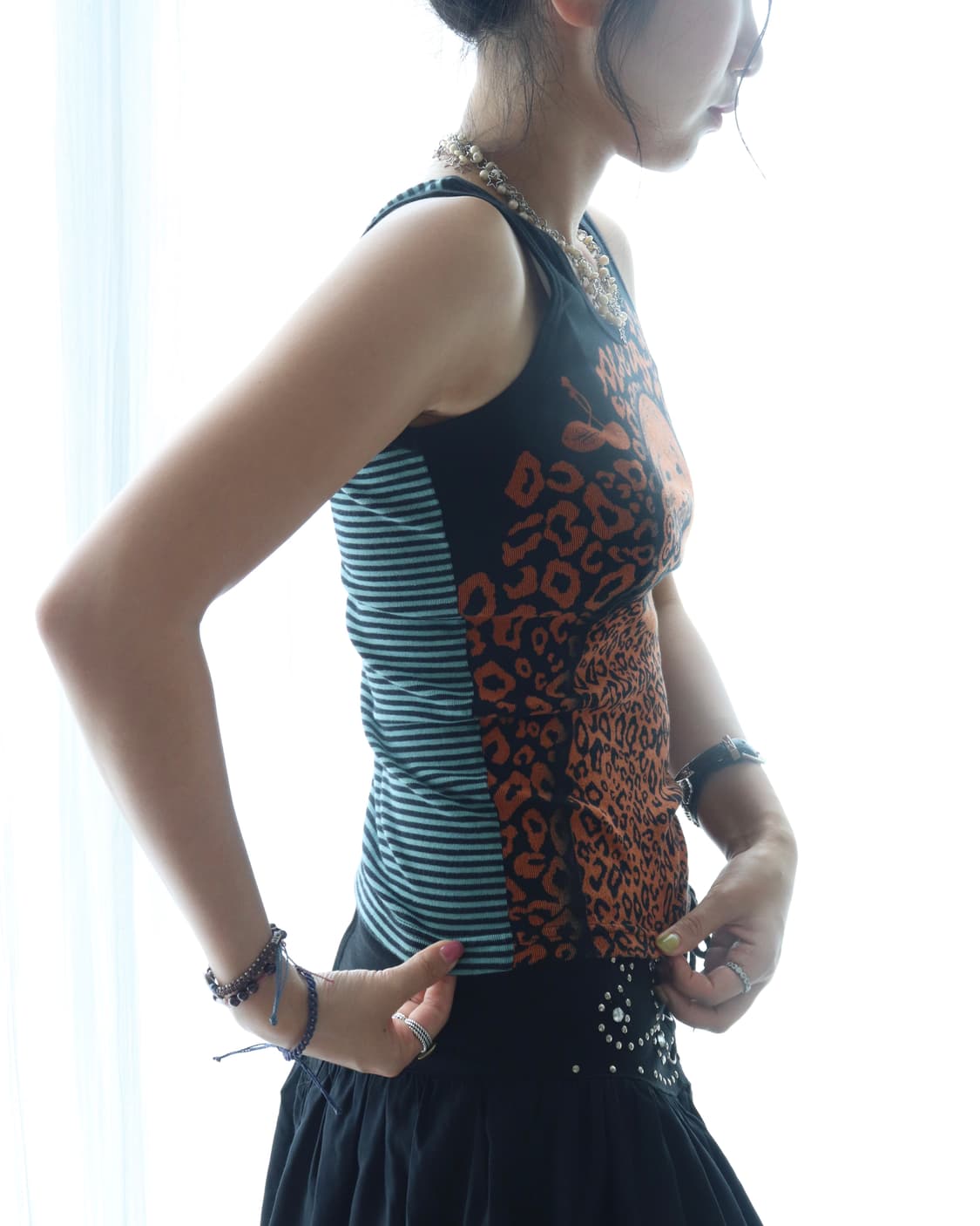 [Hysteric Mini] Orange Leopard Tank Top 상품이미지3