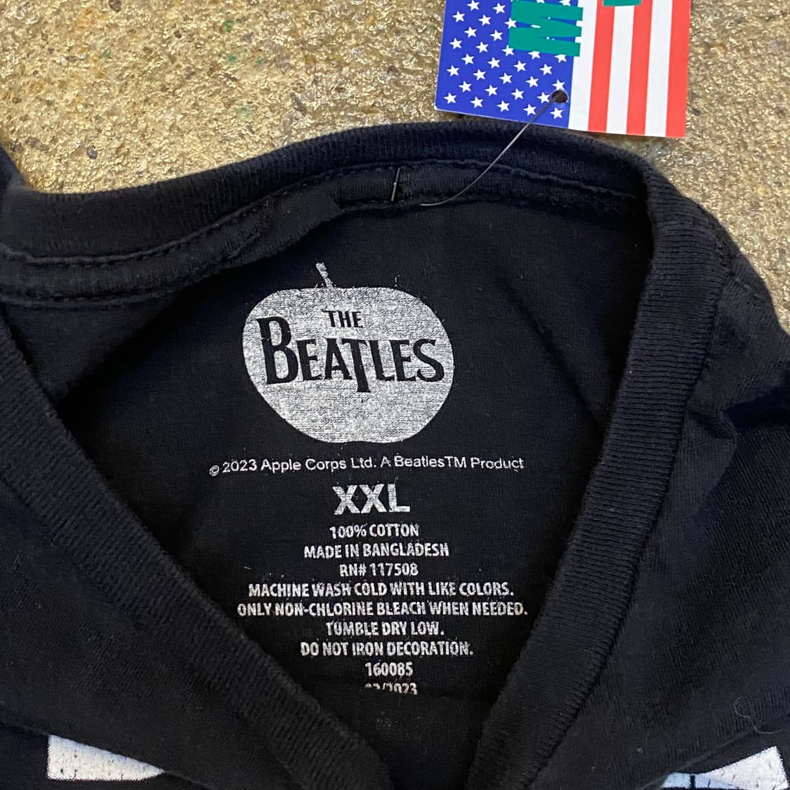 레어) 미국 빈티지 비틀즈 공식굿즈 프린팅 반팔티 락티셔츠 상품이미지4