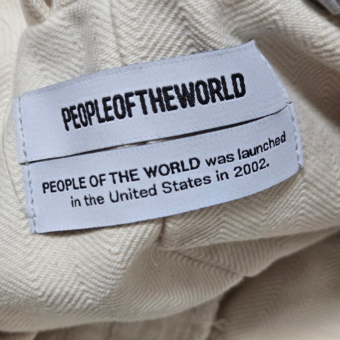 피플오브더월드 베이지 리버시블 자켓 상품이미지5