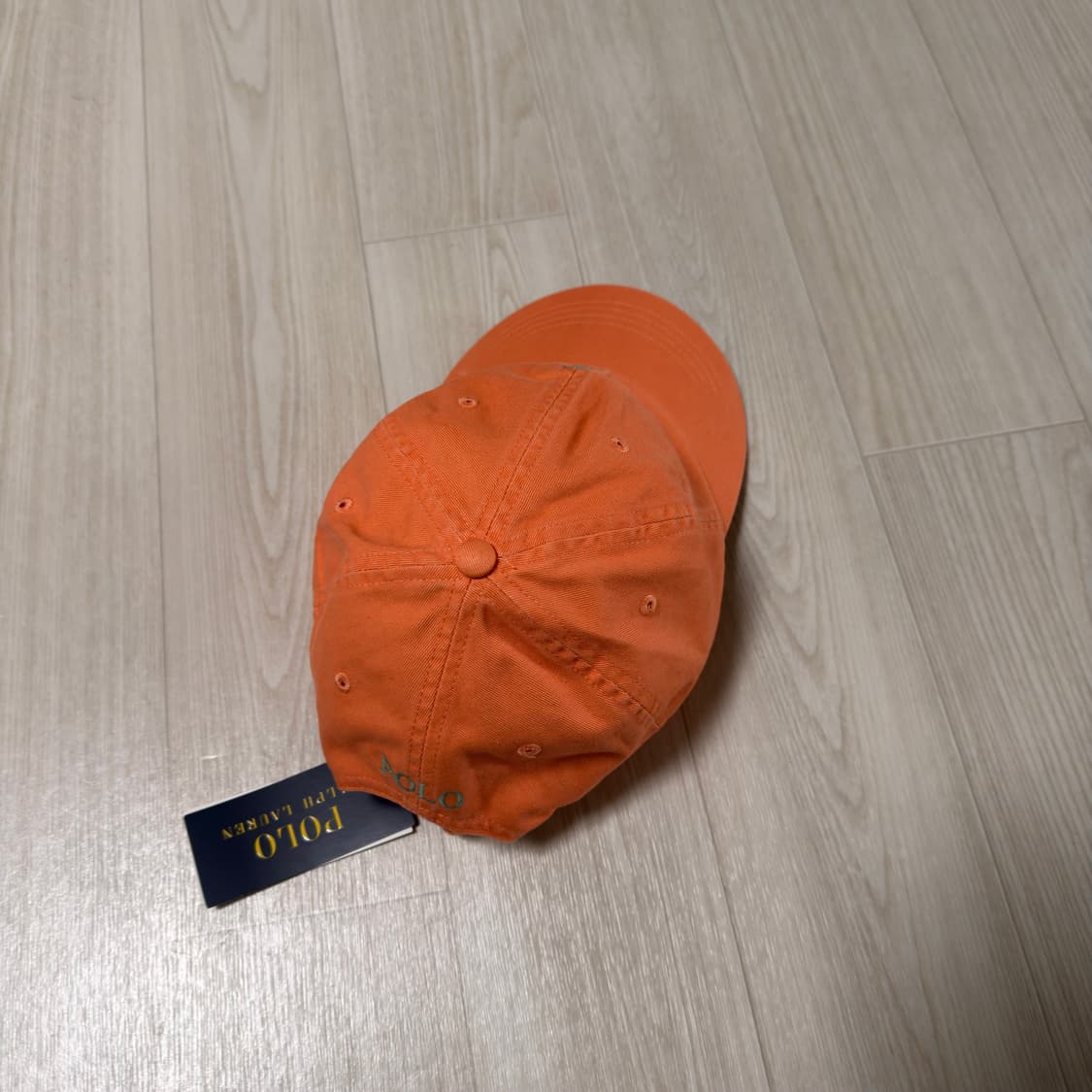 폴로 치노 볼캡 오렌지 주황색 상품이미지2