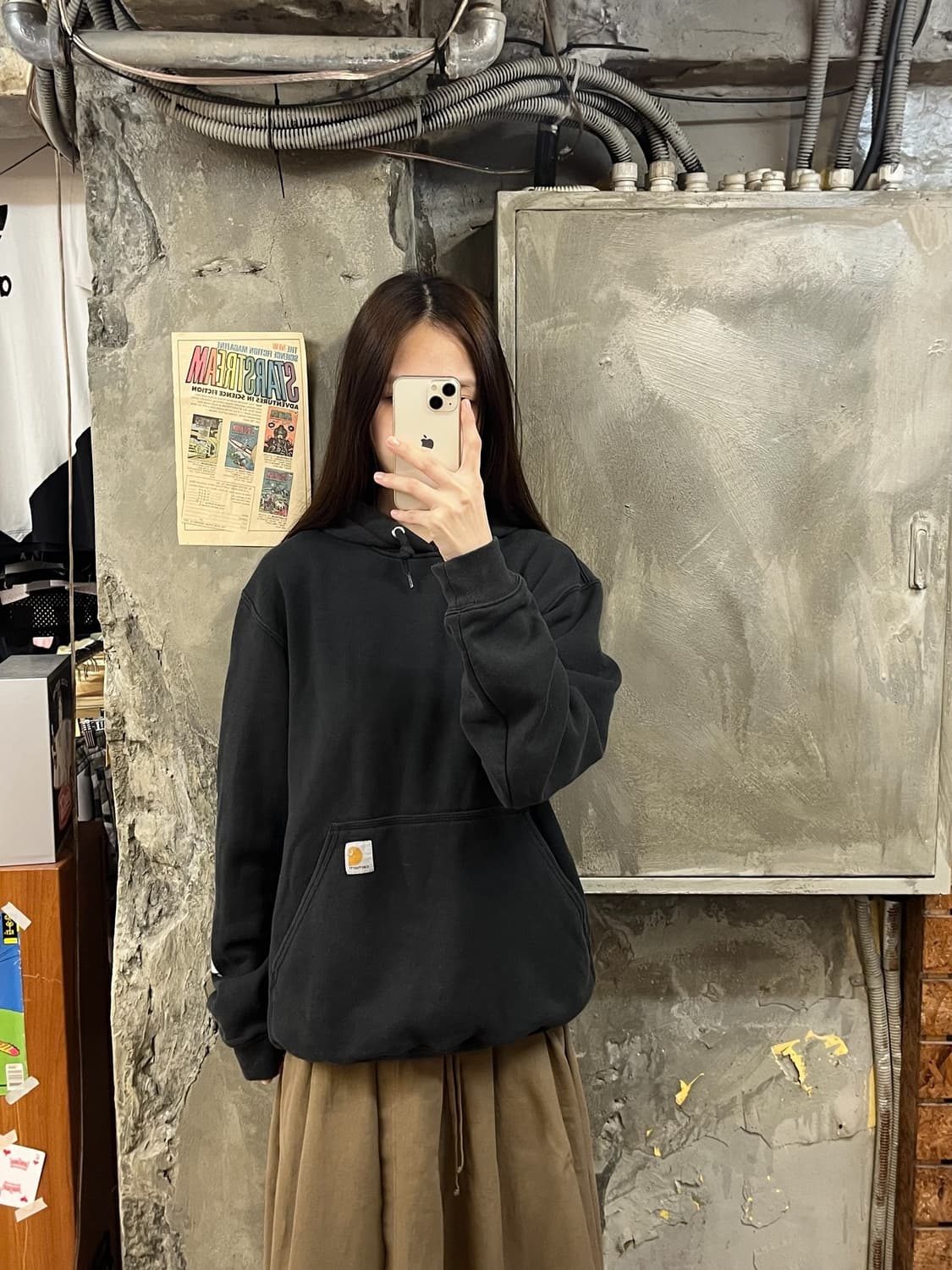 칼하트 후드티 블랙 S #csz890 상품이미지2