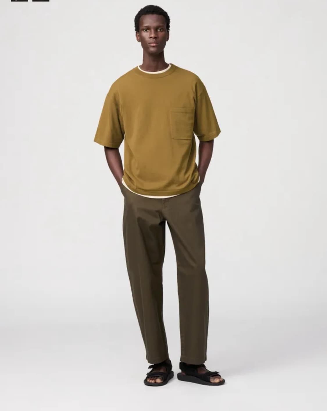 [새상품] 유니클로U 르메르 와이드핏 치노팬츠 82 상품이미지1