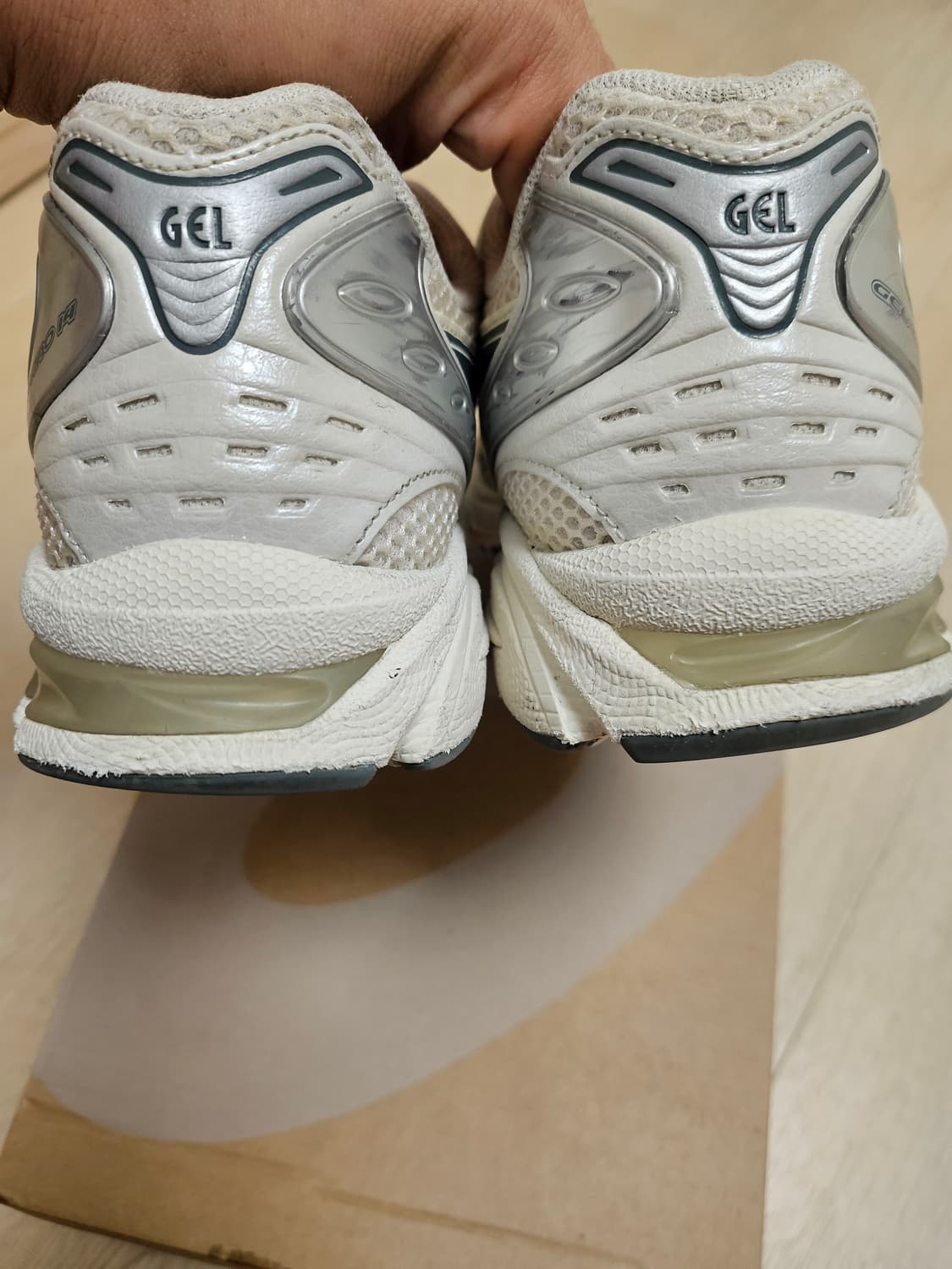 아식스 젤 카야노 14 버치 다크 퓨터 280(상태좋음 박스있음) 상품이미지6