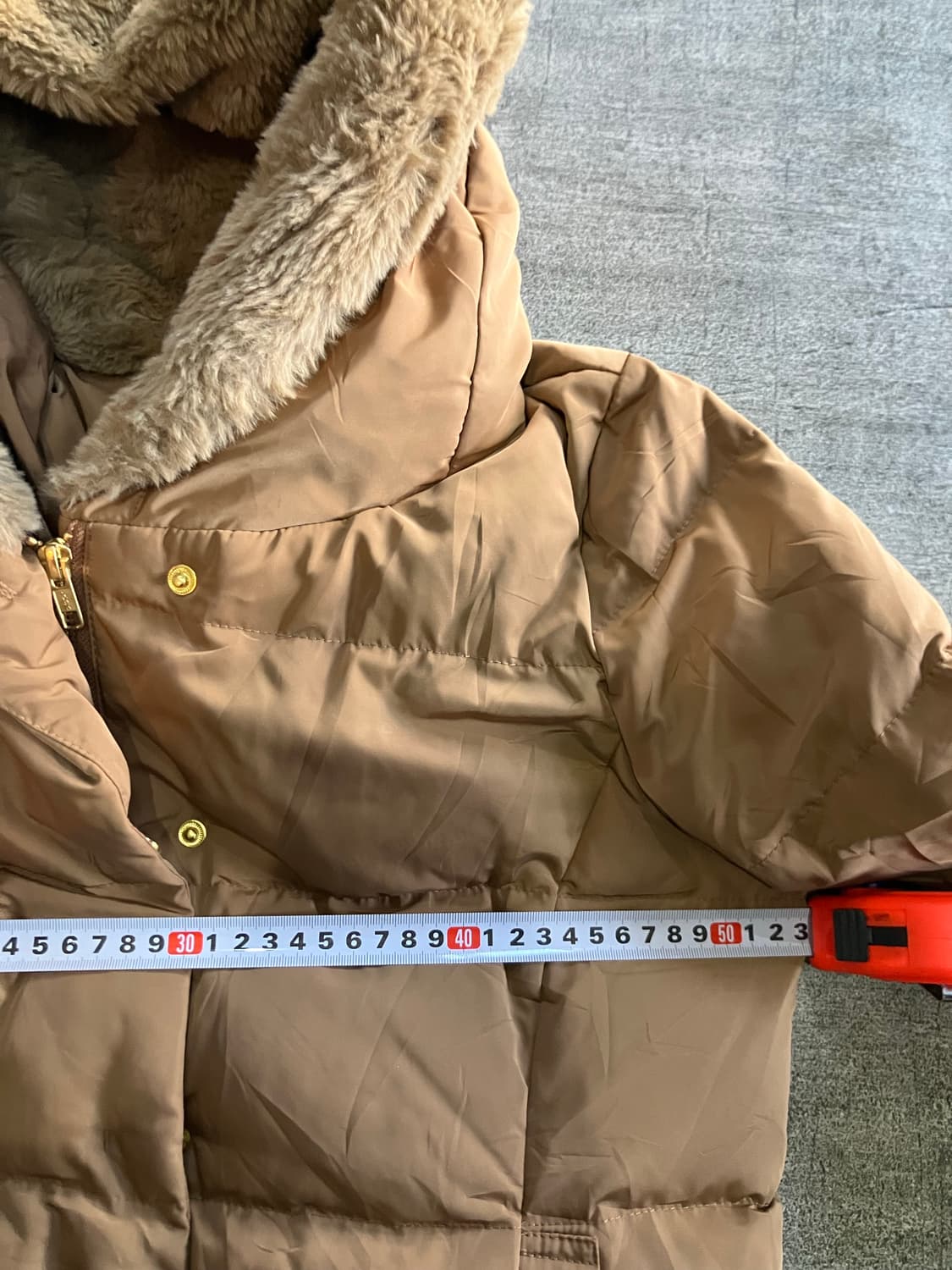 일본빈티지 Jfreqdymade 하구미모리걸 할메카지 퍼패딩자켓 상품이미지2