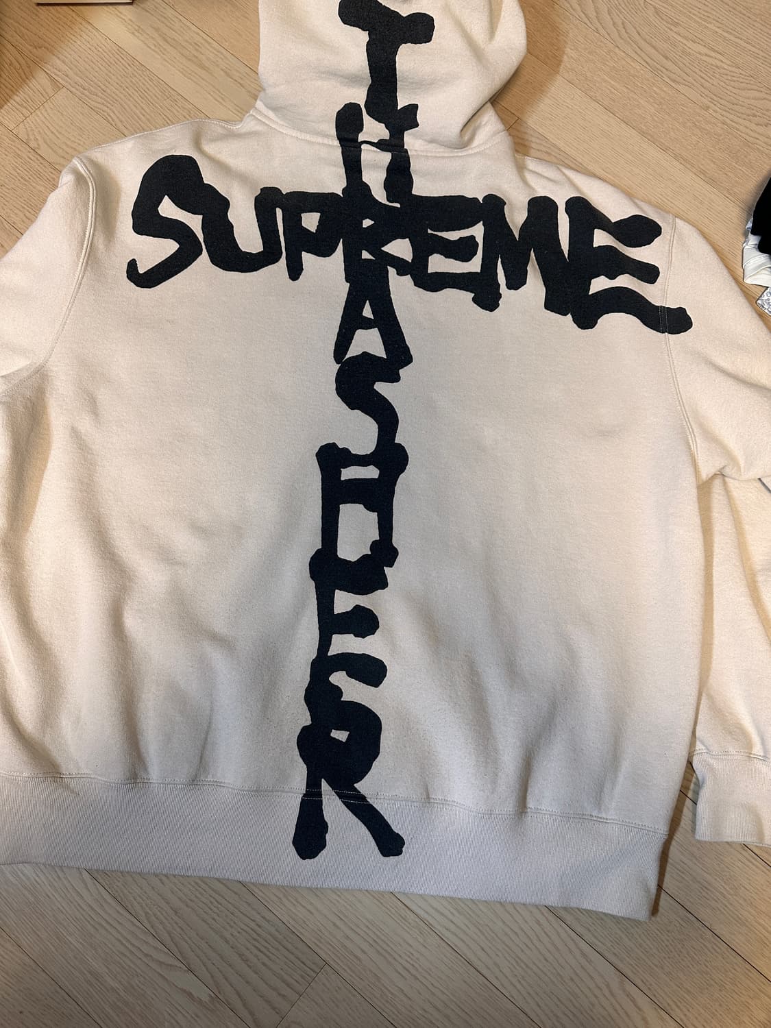 슈프림 x 트레셔 집업 후드 스웨트셔츠 스톤 상품이미지4