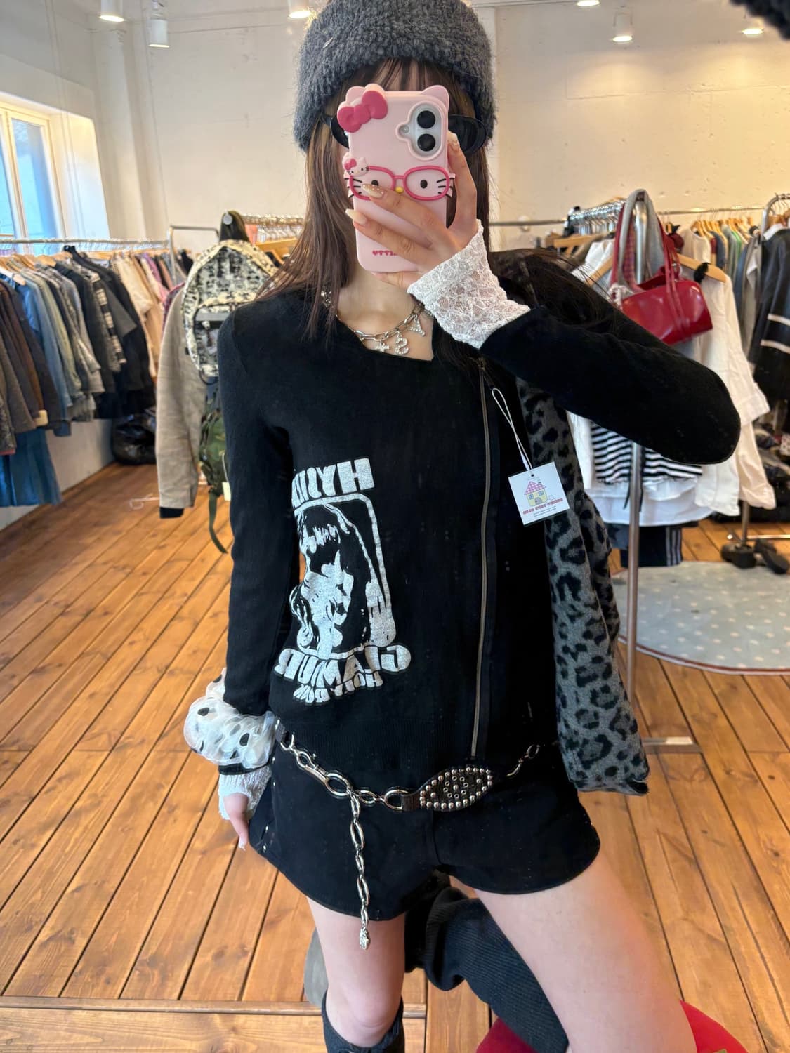 히스테릭글래머 히스걸 면자켓 상품이미지3