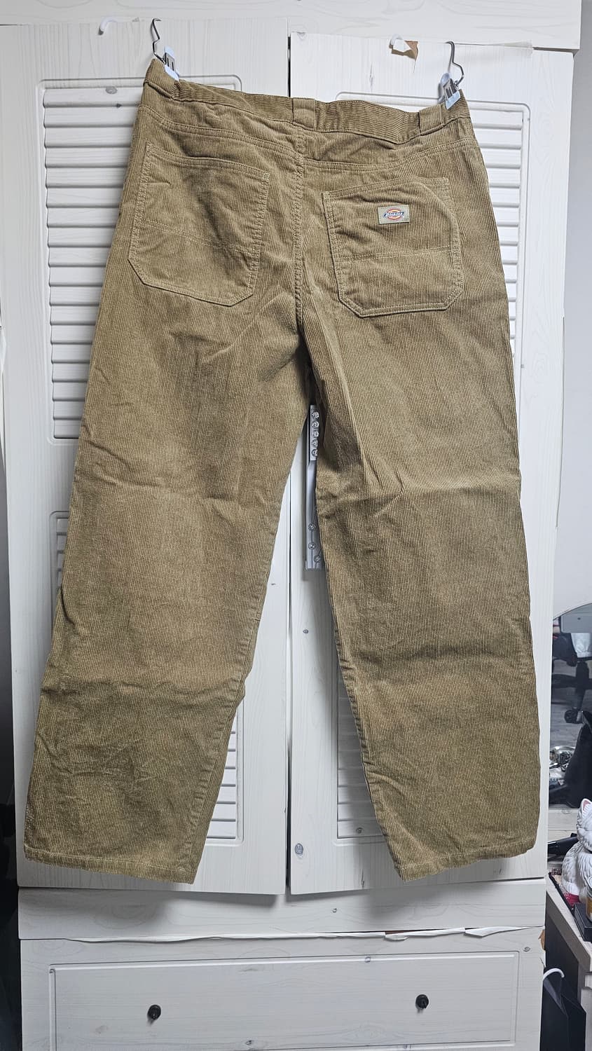 디키즈 더블니 코듀로이 워크팬츠 Khaki 34사이즈 판매 상품이미지3