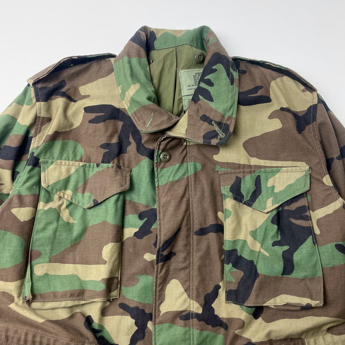 [중고] 미군 밀리터리 야상 카모 자켓 M 상품이미지3