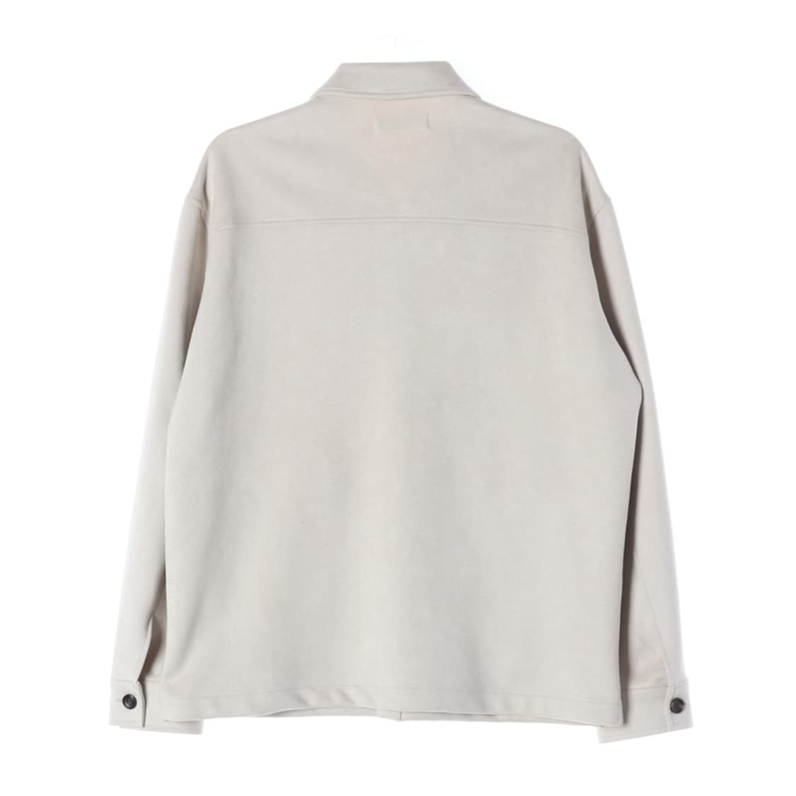 ZARA 릴렉스핏 페이크 스웨이드 셔츠 자켓 베이지 M 상품이미지2