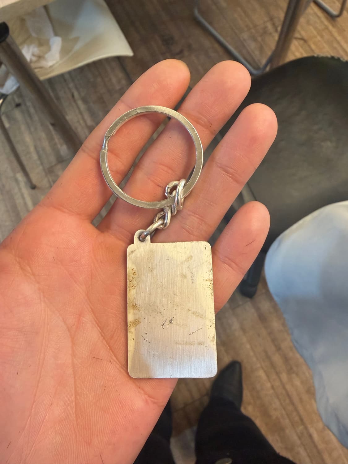 빈티지 실버 말굽 터키석 키링 상품이미지3