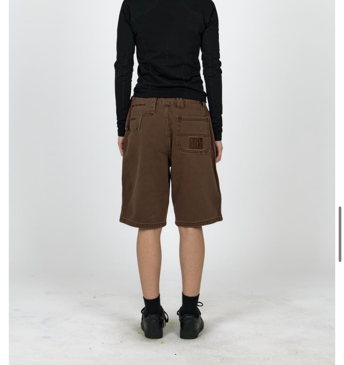 플라스틱 프로덕트 쇼츠 브라운 s 상품이미지3