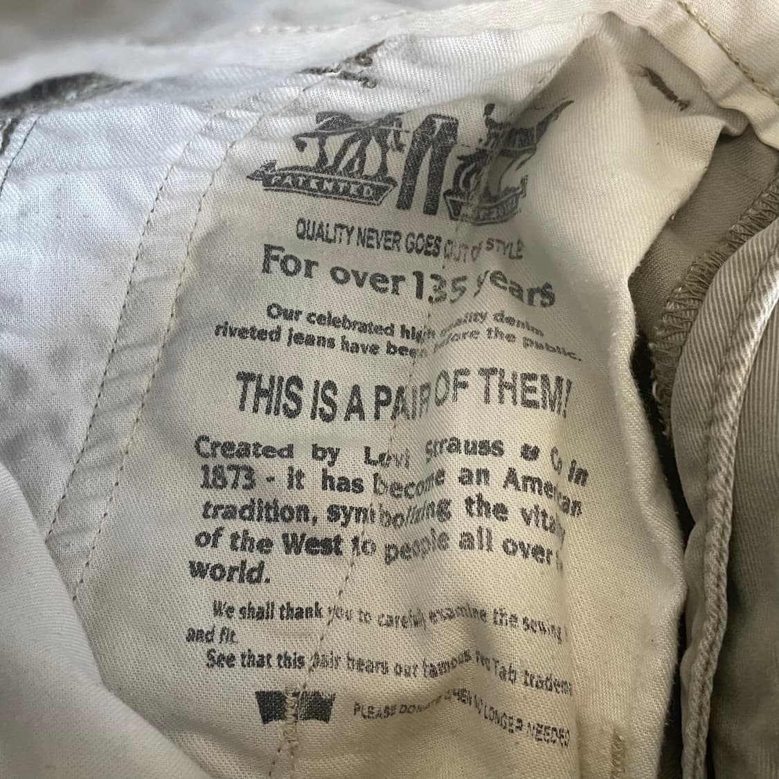 (30) 리바이스 연베이지 화이트탭 카고 쇼츠팬츠 상품이미지7