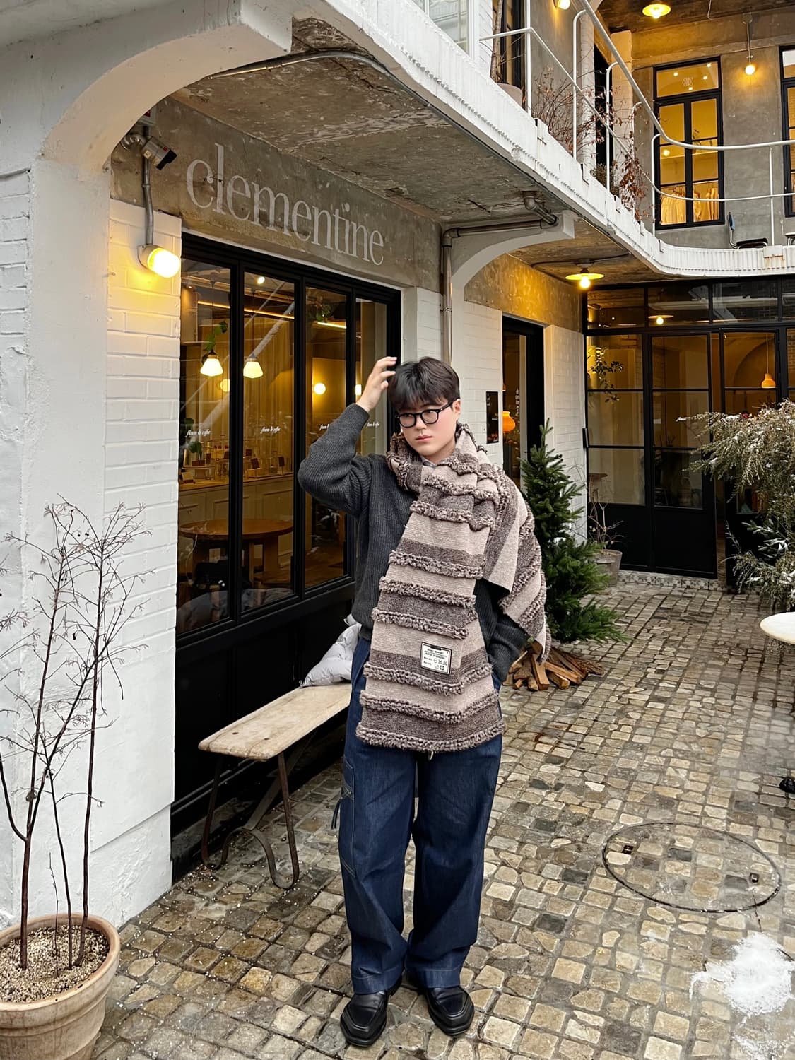 [OS] 호노리포트 빅 머플러 상품이미지2