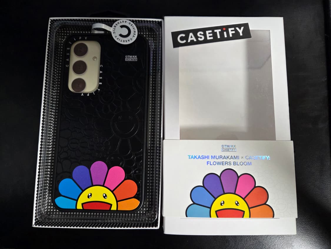 S25+ 케이스티파이 무라카미다카시 스마일 레인보우 상품이미지4