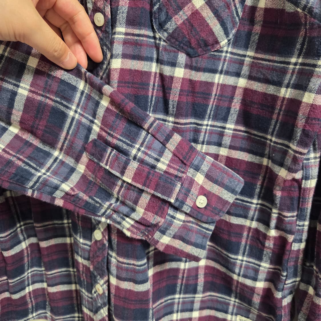 Weatherproof 아메리칸 플란넬 체크 셔츠 L(100) 상품이미지5