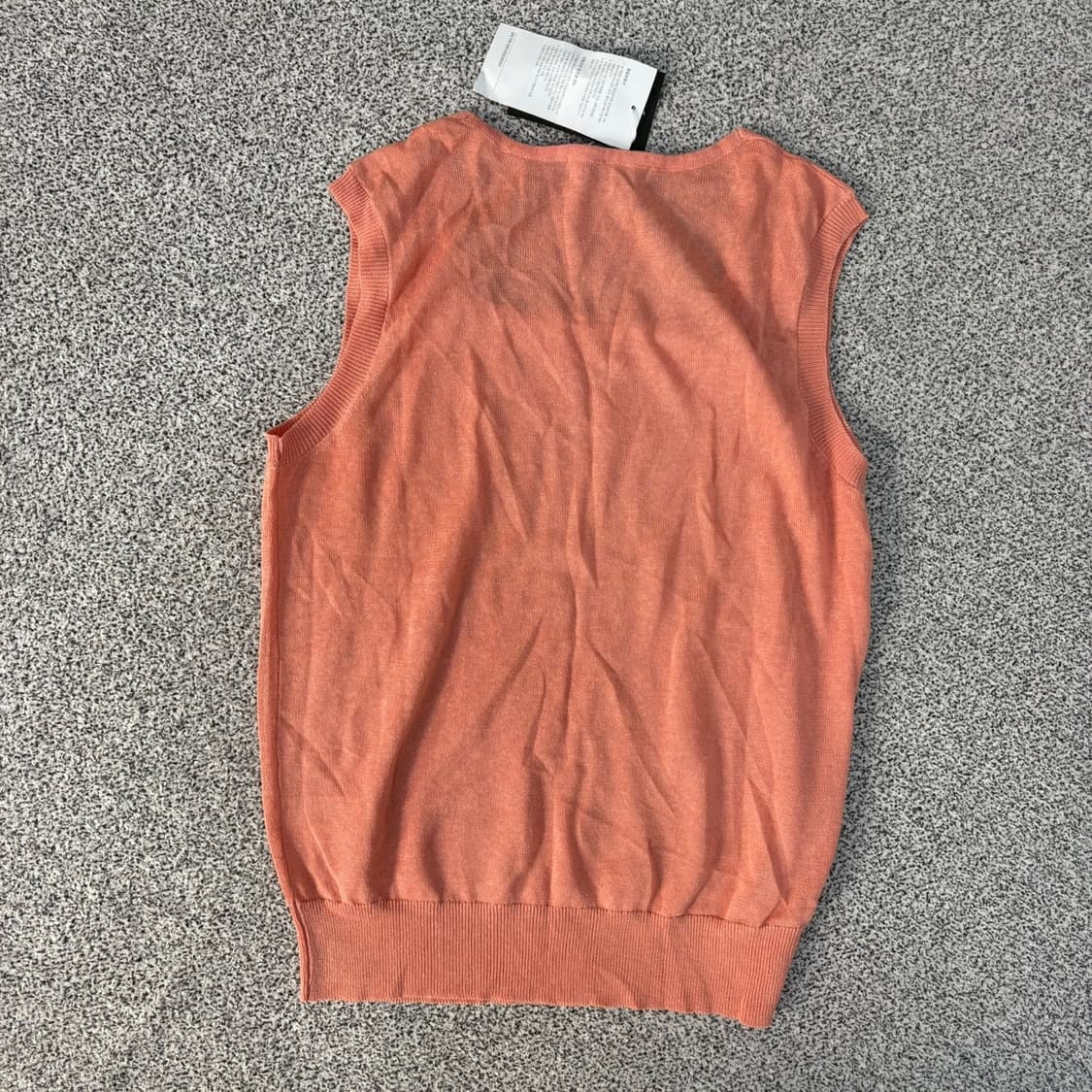 77 새상품 더엣지 스퀘어넥 민소매 니트 0421J 상품이미지3