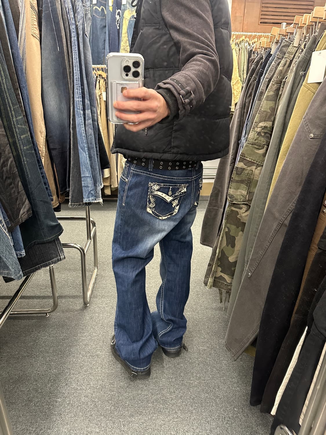 34) Love Nation 빈티지 y2k 부츠컷 데님팬츠 상품이미지3