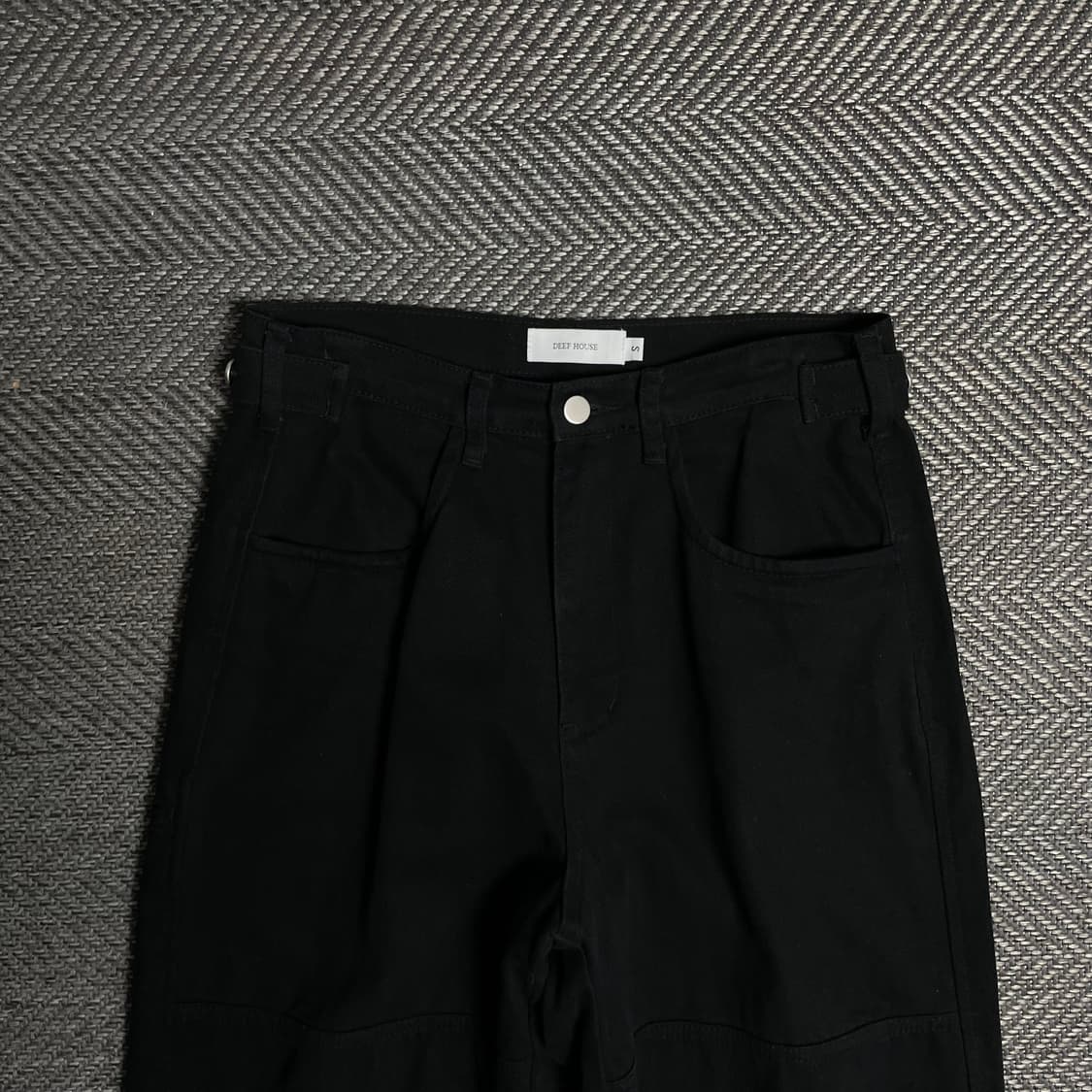 Deep House 와이드 카펜터 디테일 팬츠y 5136 상품이미지4