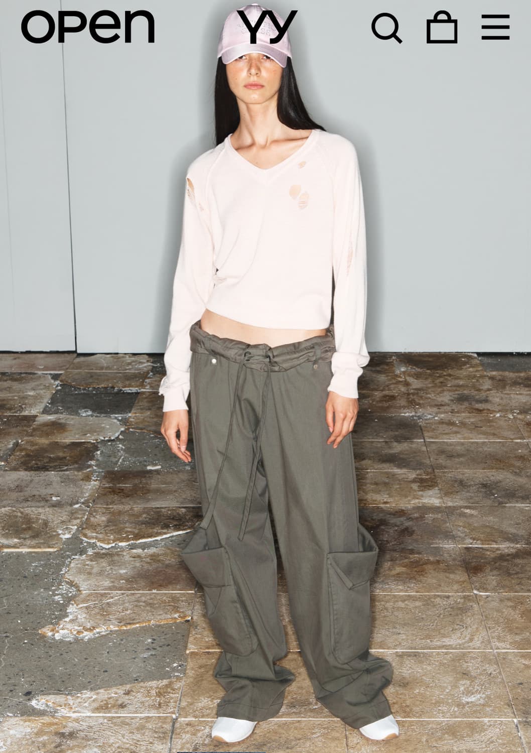 더오픈프로덕트 ROLLED WAIST  CARGO PANTS 상품이미지3