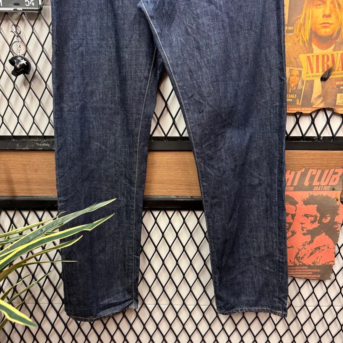00s 칼하트 윕 클론다이크 데님 팬츠 스트레이트 핏 진청 상품이미지4