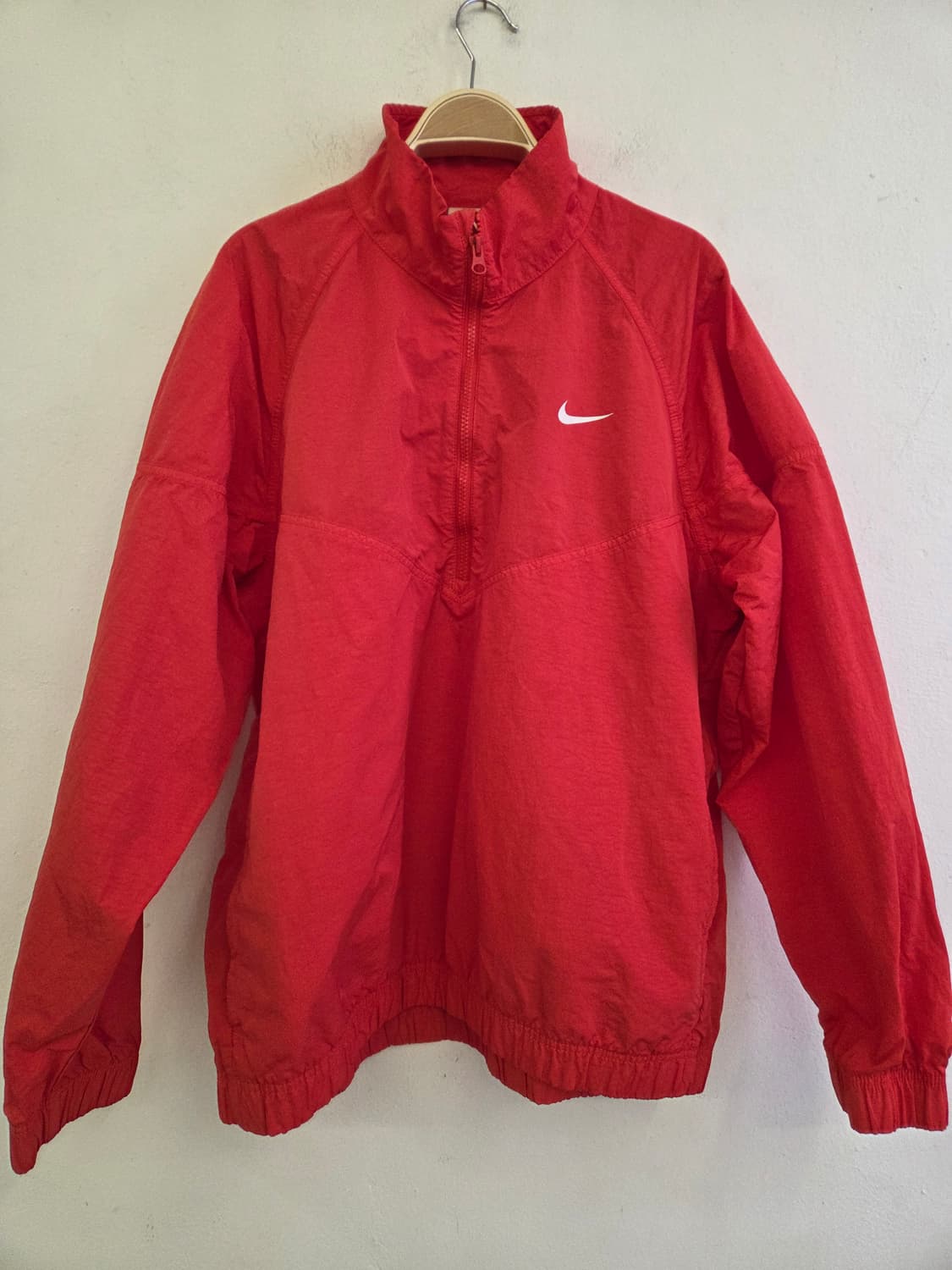 나이키 스투시 콜라보 윈드러너 자켓 M 레드 상품이미지1