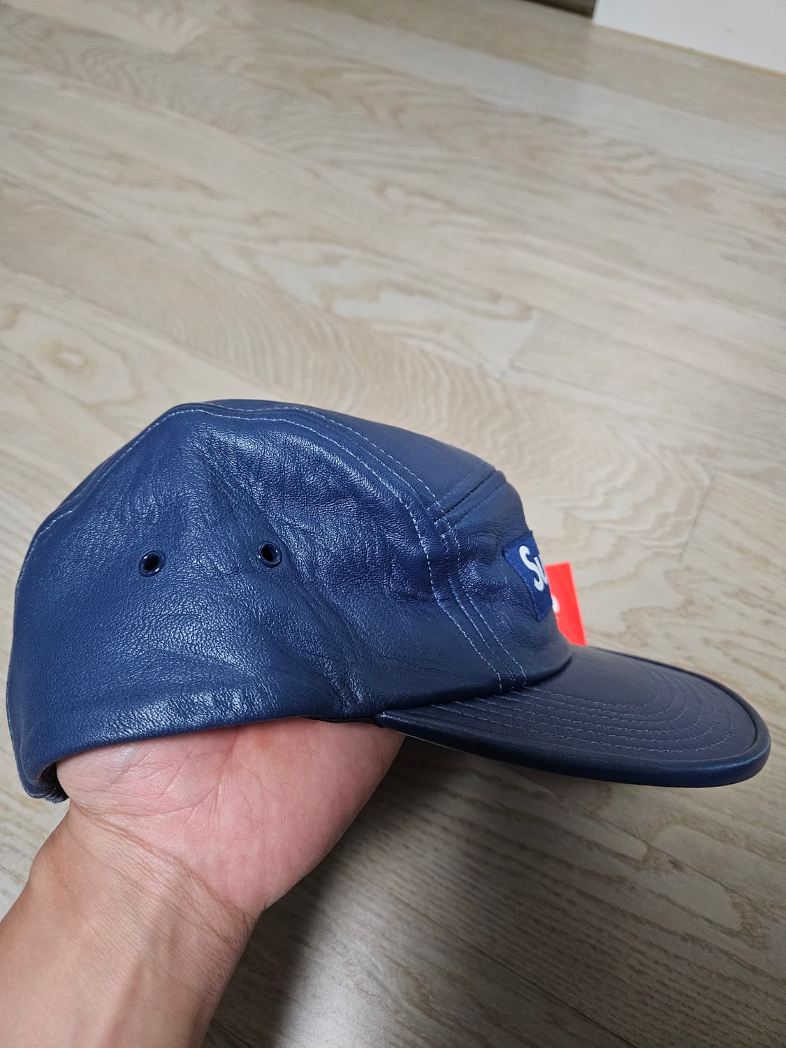 슈프림 레더 캠프캡 상품이미지3