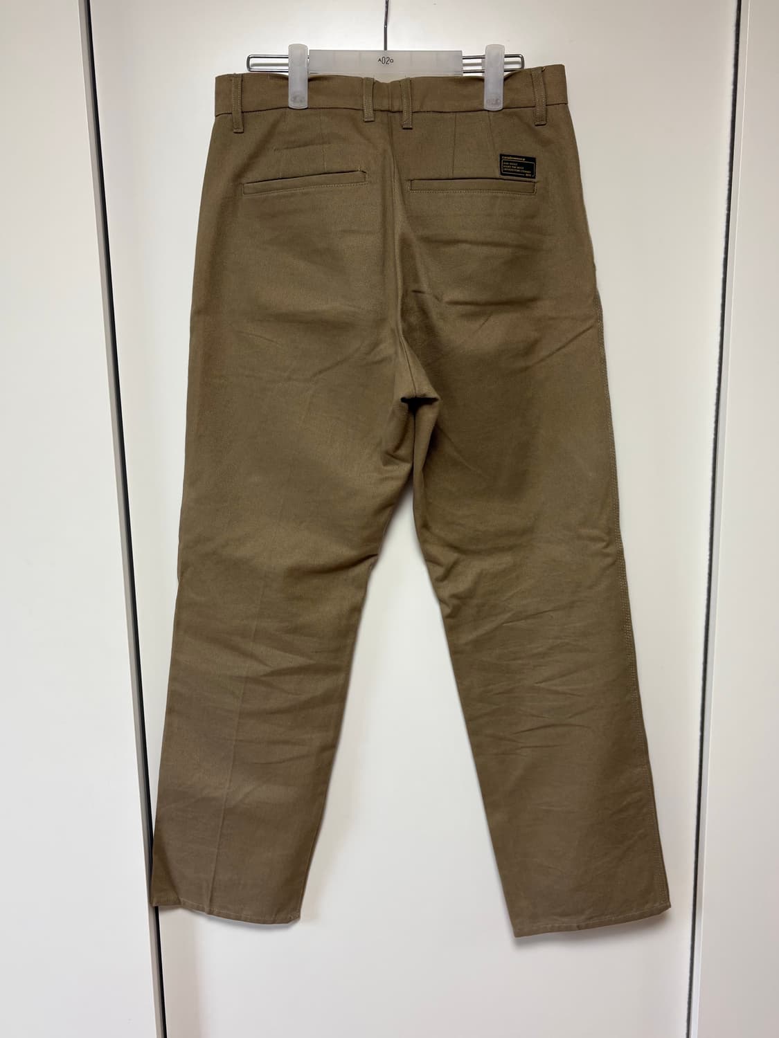 자라 카키색 세미와이드 면바지 31 상품이미지2