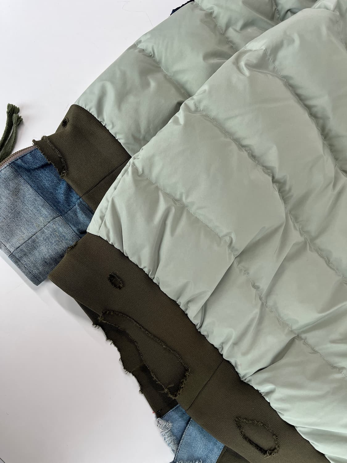 그렉로렌 2018 데님믹스 숄카라 다운자켓 상품이미지6