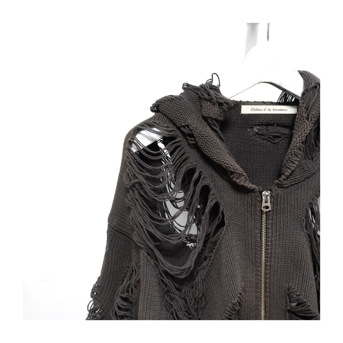 칠드런오브더디스코댄스 디스트레스드 후디 파카 집업 상품이미지4