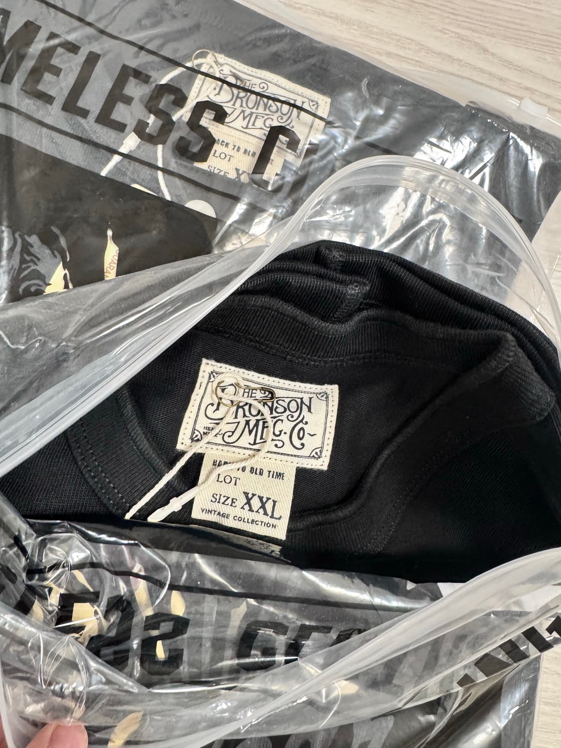 [새제품] 브론슨 헨리넥 블랙 XXL 상품이미지3