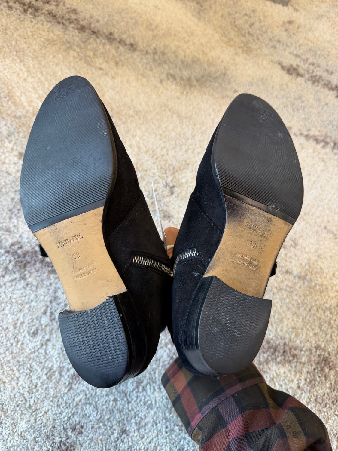 에르메스 스웨이드 앵클 부츠 상품이미지5