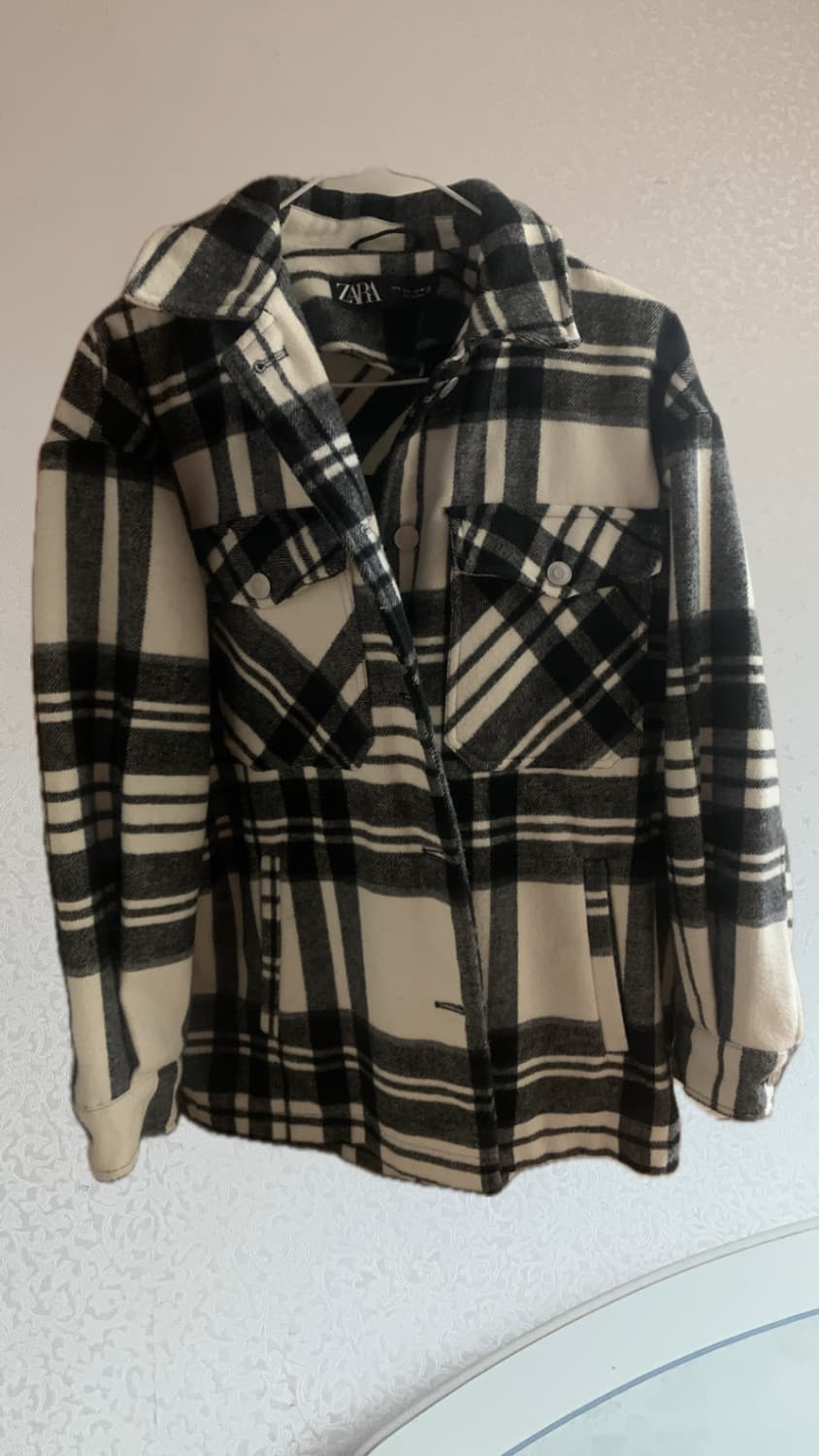 자라 ZARA 체크 자켓 (코트)  상품이미지2