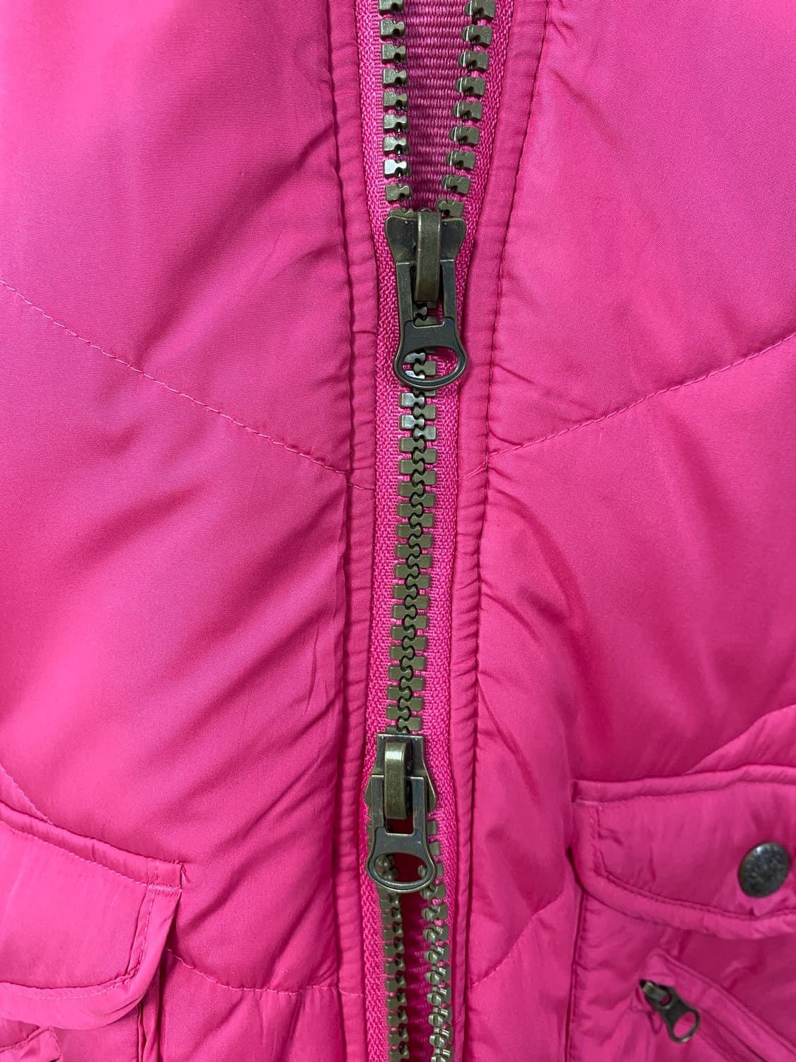 [T.T.U] 갸루 y2k 울프죠 핑크 숏 패딩 자켓 상품이미지8