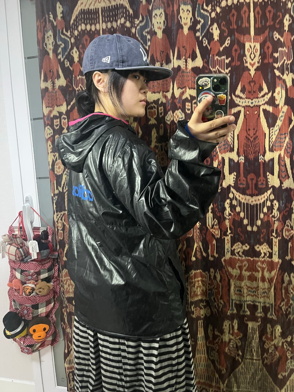 Adidas 라인 포인트 바람막이 자켓 상품이미지3