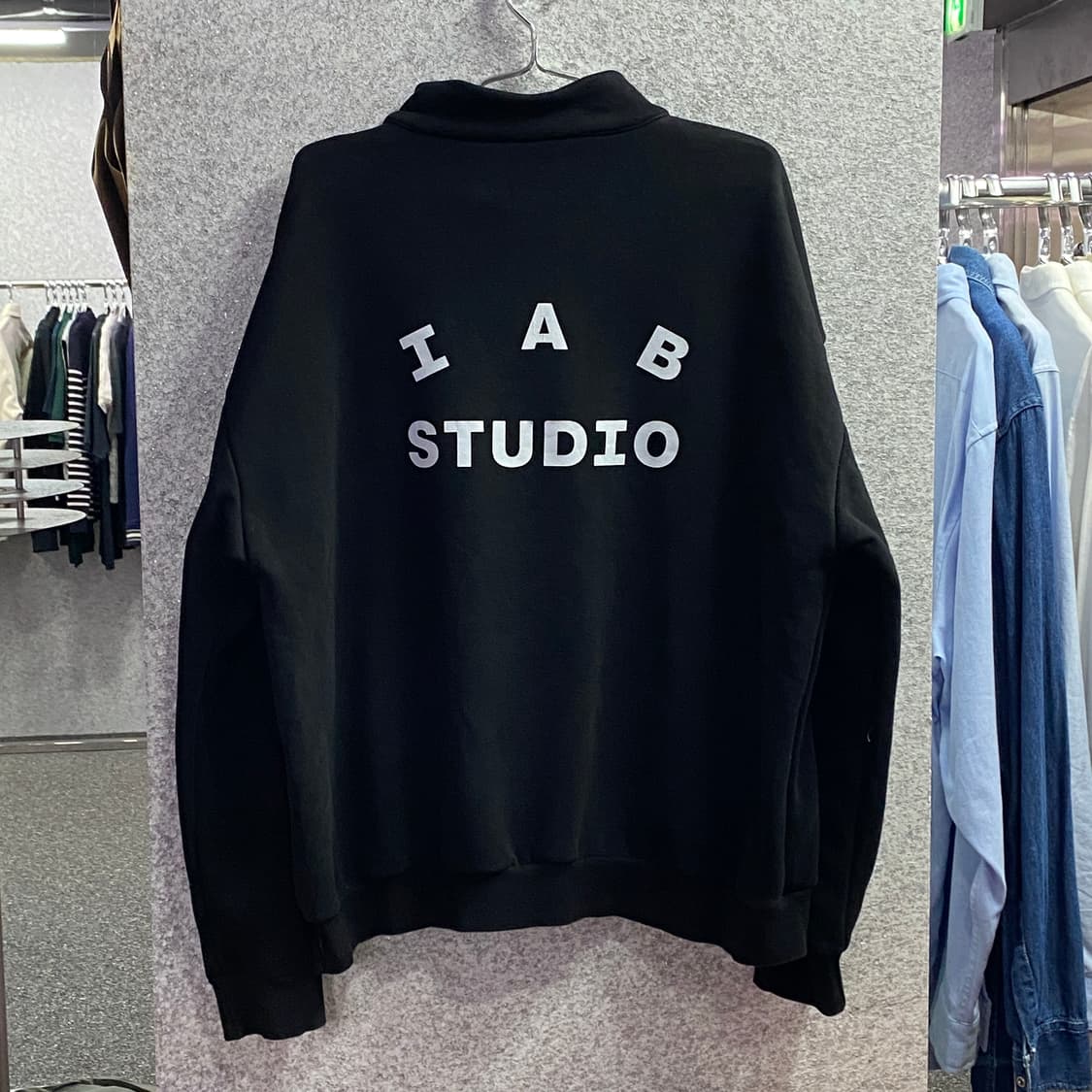 IAB studio 빅로고 코튼 아노락 B2572 상품이미지4