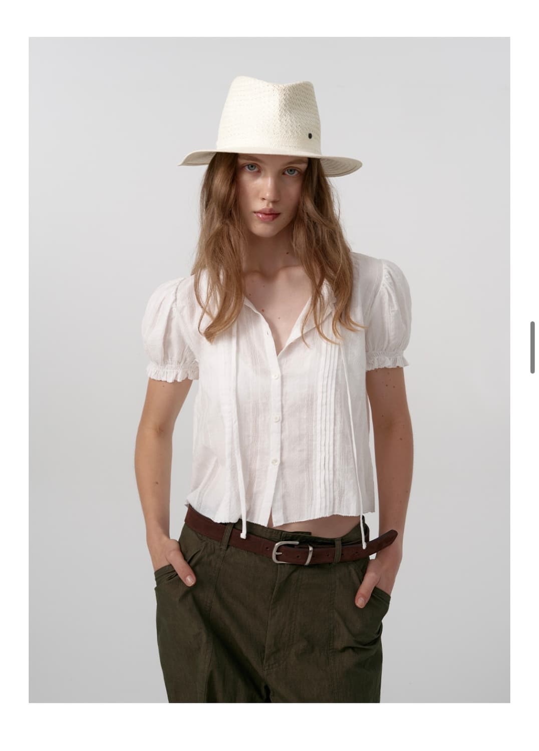 더바넷 Arin Lace Puff Blouse_Ivory 상품이미지2