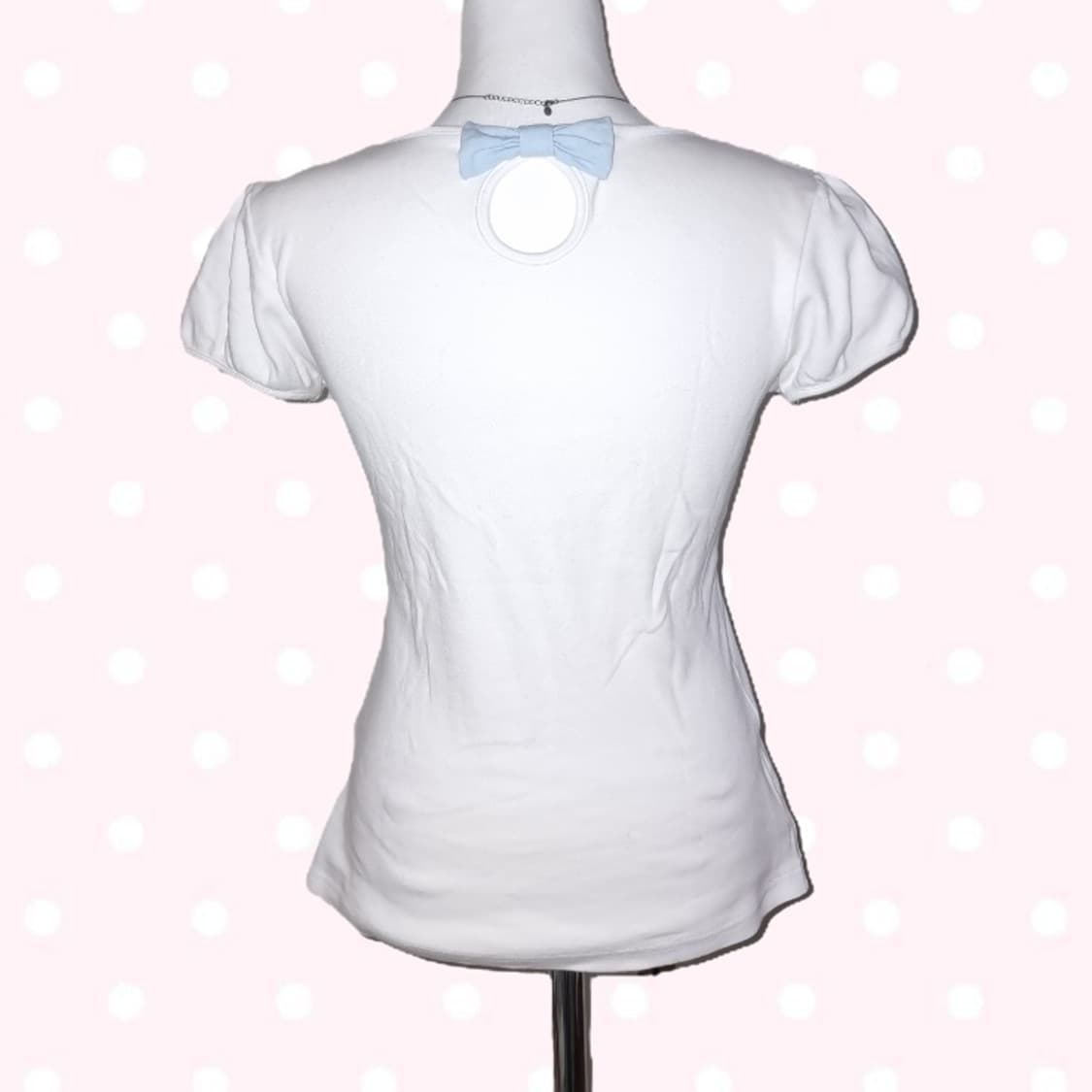 초희귀 tralala 트랄라라 리본 트임 히메갸루 반팔 티 리즈리사계 상품이미지2