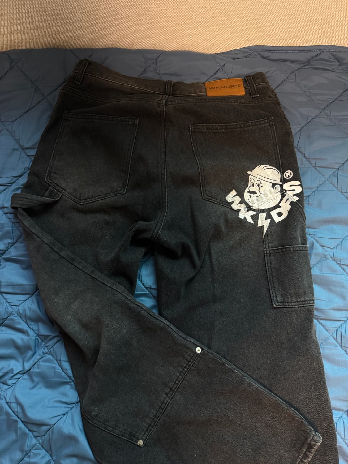 위캔더스 더블니 팬츠 L 상품이미지4