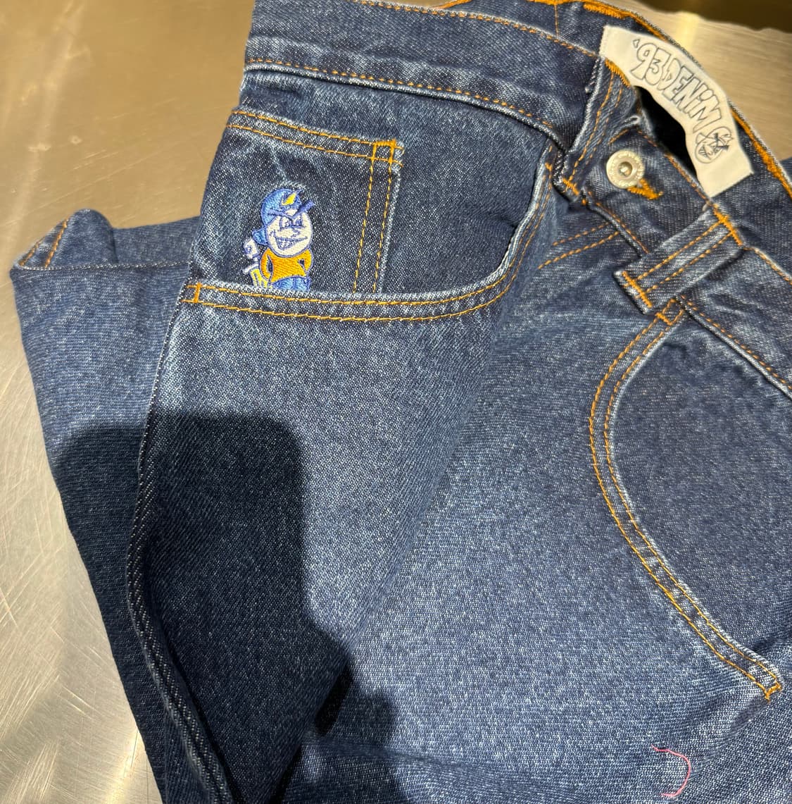 폴라 스케이트 93 데님 다크블루 28-30 사이즈 새상품 상품이미지2