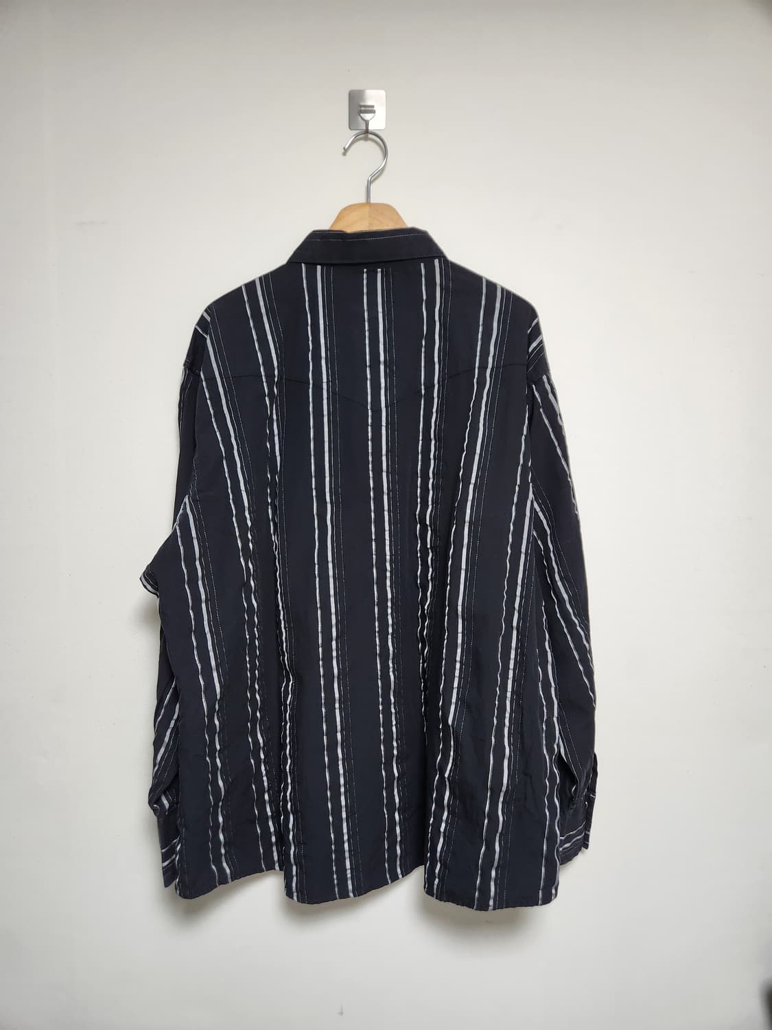 랭글러Wrangler 스트라이프 웨스턴 셔츠 XL - S189 상품이미지2