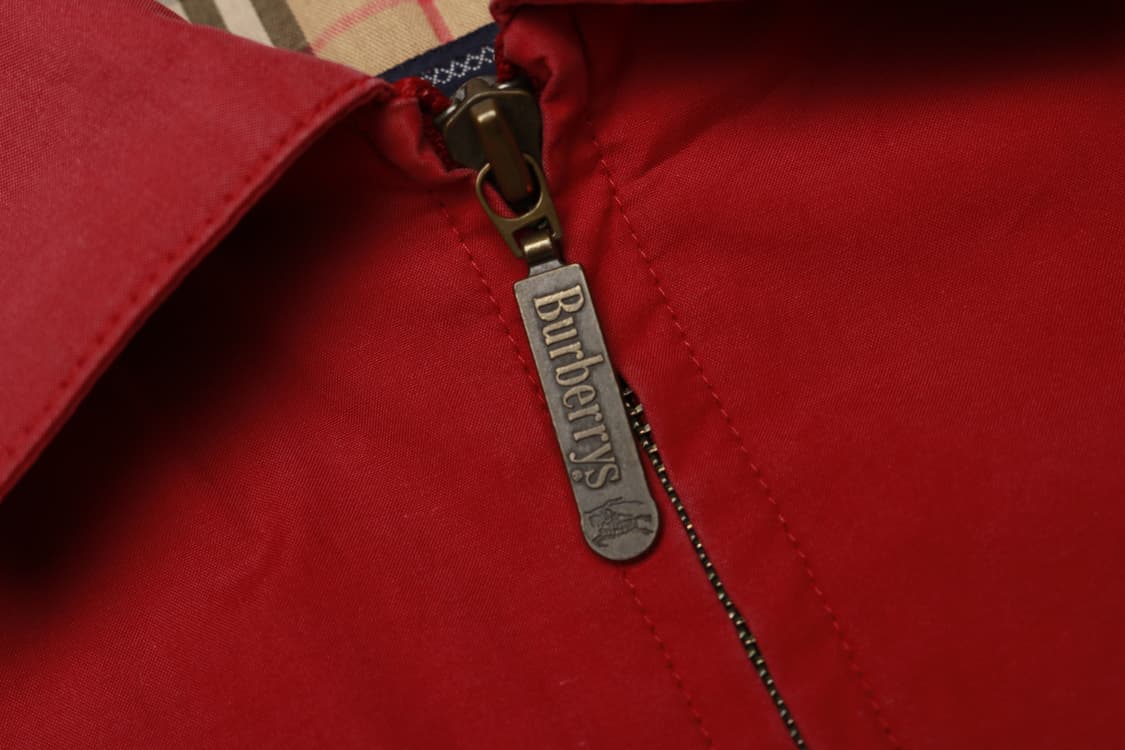 [L] 90's 버버리 코튼 블루종 자켓 상품이미지3